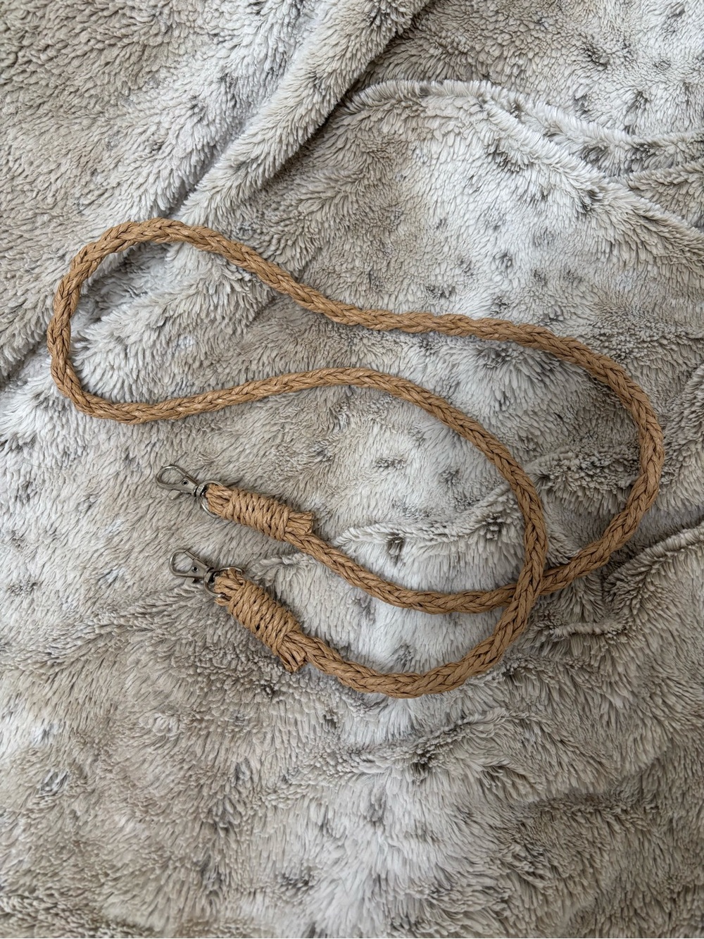 NWOT Straw bag strap